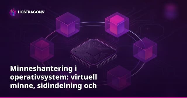Minneshantering i operativsystem: virtuell minne, sidindelning och segmentering