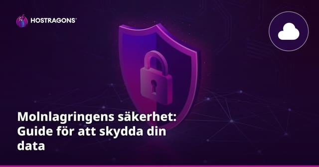 Molnlagringens säkerhet: Guide för att skydda din data