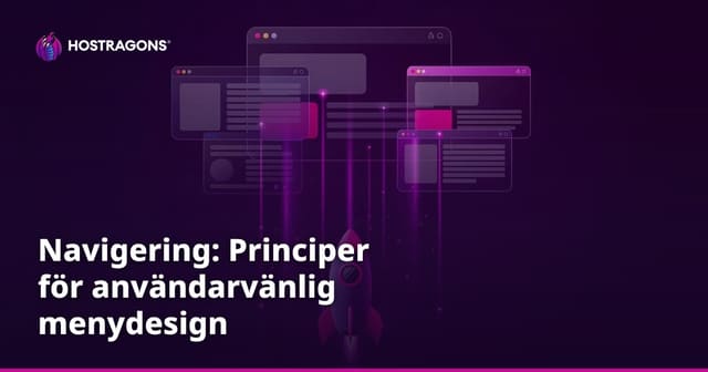 Navigering: Principer för användarvänlig menydesign