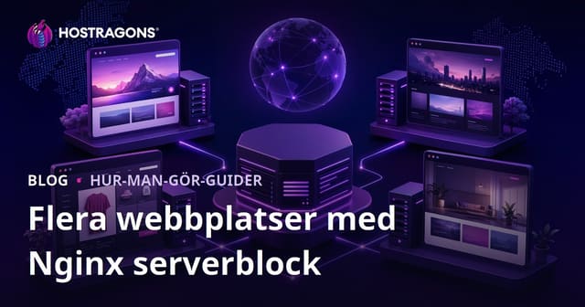 Värd med Nginx Serverblock: Så här hanterar du flera webbplatser