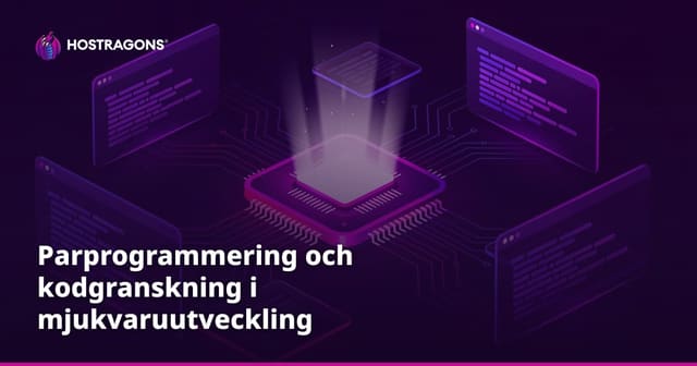 Parprogrammering och kodgranskning i mjukvaruutveckling