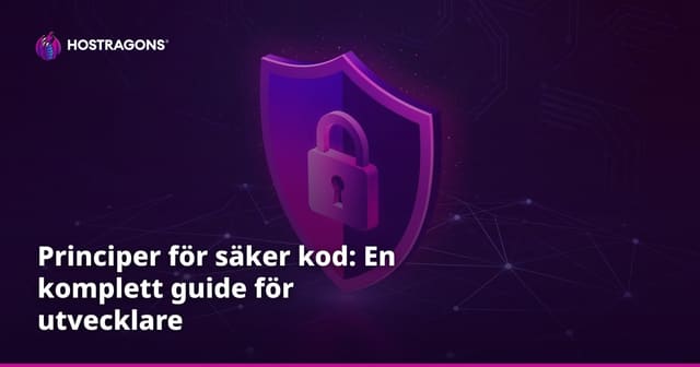Principer för säker kod: En komplett guide för utvecklare