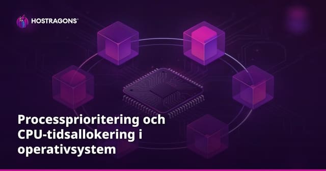 Processprioritering och CPU-tidsallokering i operativsystem