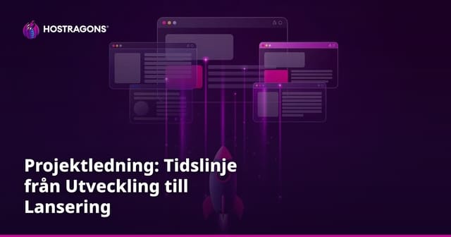Projektledning: Tidslinje från Utveckling till Lansering