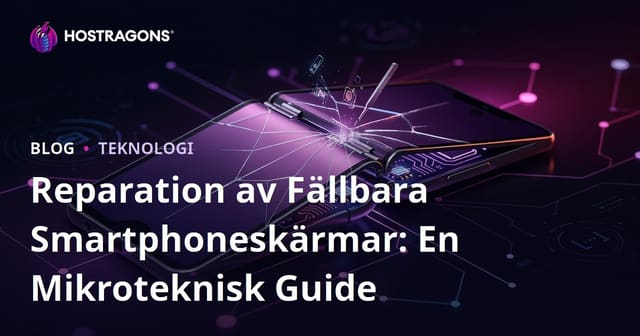 Reparation av Fällbara Smartphoneskärmar: En Mikroteknisk Guide
