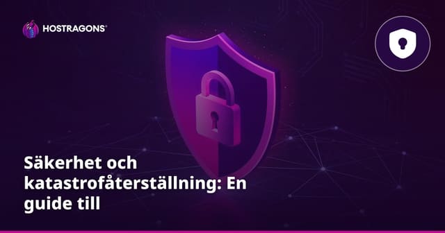 Säkerhet och katastrofåterställning: En guide till verksamhetskontinuitet