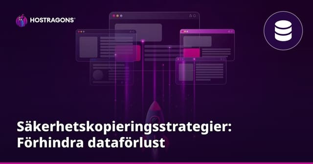 Säkerhetskopieringsstrategier: Förhindra dataförlust