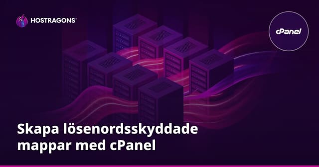 Skapa lösenordsskyddade mappar med cPanel