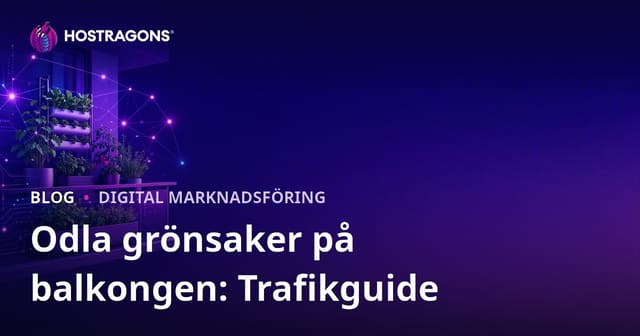 Stadsodling och Tekniker för Grönsaksodling på Balkongen