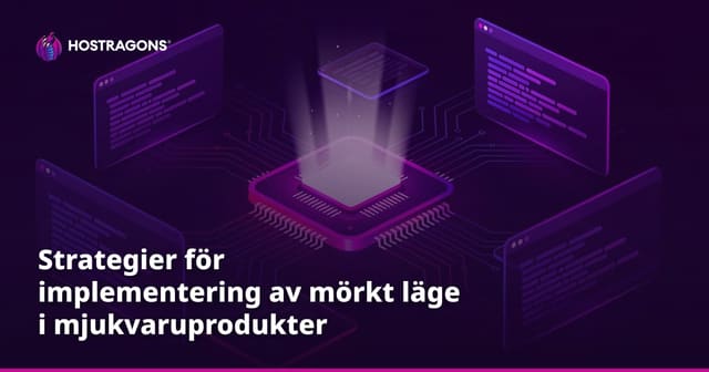Strategier för implementering av mörkt läge i mjukvaruprodukter