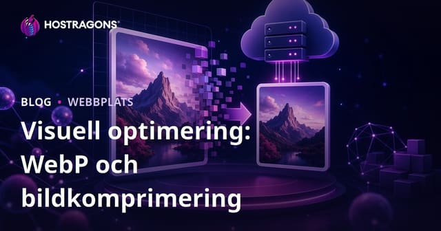 Visuell Optimering: Användning av WebP-format och Minskning av Bildstorlek
