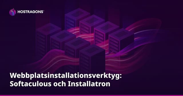 Webbplatsinstallationsverktyg: Softaculous och Installatron