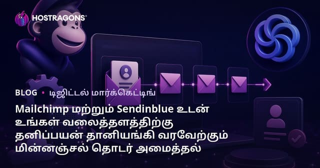 Mailchimp மற்றும் Sendinblue உடன் உங்கள் வலைத்தளத்திற்கு தனிப்பயன் தானியங்கி வரவேற்கும் மின்னஞ்சல் தொடர் அமைத்தல்