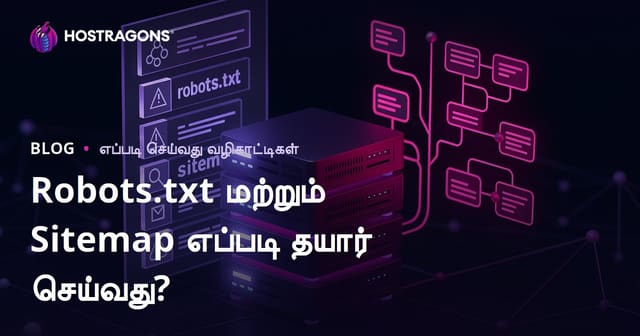 Robots.txt மற்றும் Sitemap (தள வரைபடம்) கோப்புகளை எப்படி உருவாக்குவது?