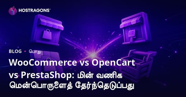 WooCommerce vs OpenCart vs PrestaShop: மின் வணிக மென்பொருளைத் தேர்ந்தெடுப்பது