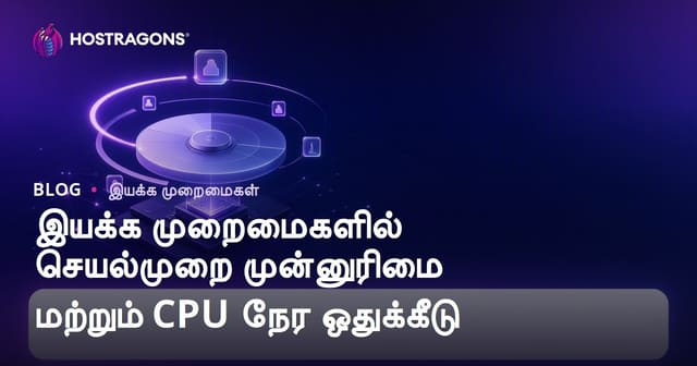 இயக்க முறைமைகளில் செயல்முறை முன்னுரிமை மற்றும் CPU நேர ஒதுக்கீடு