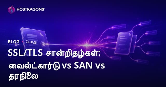 SSL/TLS சான்றிதழ்கள்: Wildcard vs SAN vs Standart