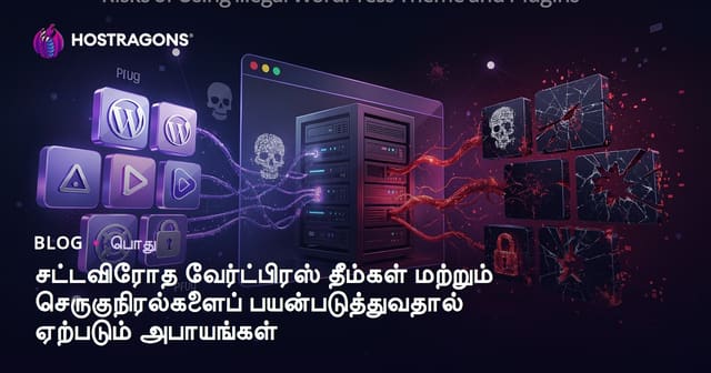 WordPress-க்கு சட்டதிரட்டாத தீம்கள் மற்றும் பக்க-சூட்டை பயன்படுத்தும் அபாயங்கள்