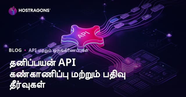 தனிப்பயன் API கண்காணிப்பு மற்றும் பதிவு தீர்வுகள்