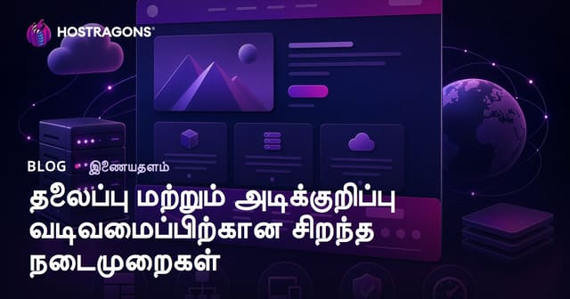 இணையதள Header மற்றும் Footer டிசைன் சிறந்த நடைமுறைகள் – தமிழ் வழியில்!