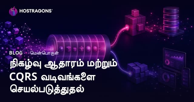 நிகழ்வு ஆதாரம் மற்றும் CQRS வடிவங்களை செயல்படுத்துதல்