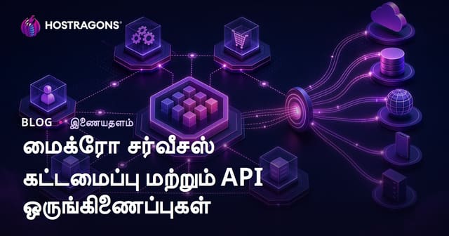 மைக்ரோ சர்வீசஸ் கட்டமைப்பு மற்றும் API ஒருங்கிணைப்புகள்