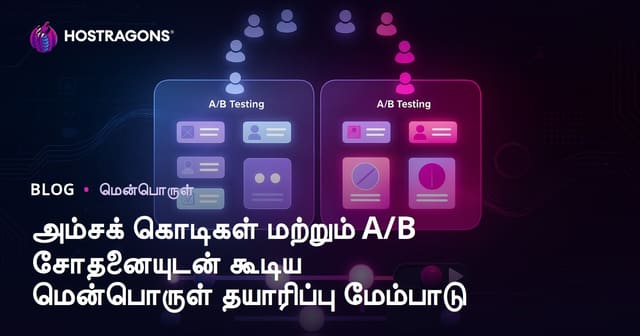 அம்சக் கொடிகள் மற்றும் A/B சோதனையுடன் கூடிய மென்பொருள் தயாரிப்பு மேம்பாடு