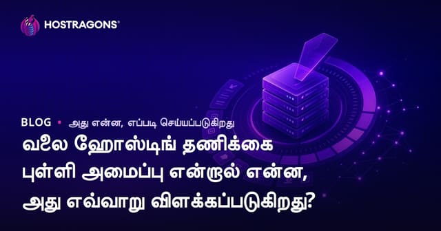 Web Hosting கணினி மதிப்பீடு புள்ளி அமைப்பு என்றால் என்ன? எப்படி உங்கள் வலைத்தள சேவையை மேம்படுத்தலாம்?
