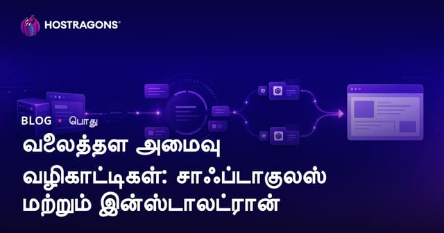 வலைத்தள அமைவு வழிகாட்டிகள்: சாஃப்டாகுலஸ் மற்றும் இன்ஸ்டாலட்ரான்