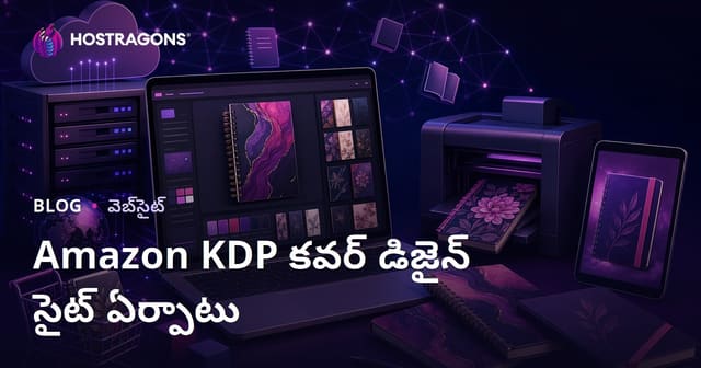 అమెజాన్ KDP కోసం డైరీ, ప్లానర్ కవర్ డిజైన్ సైట్ ఎలా ఏర్పాటు చేయాలి