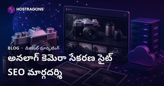 పాతకాలపు కెమెరాలు & అనలాగ్ ఫోటోగ్రఫీ కలెక్షన్ సైట్ SEO మార్గదర్శిని