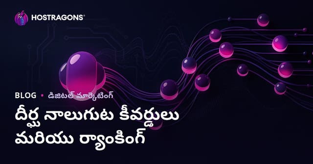 లాంగ్-టెయిల్ కీవర్డ్‌లతో సులభంగా SEO ర్యాంకింగ్ పొందడం