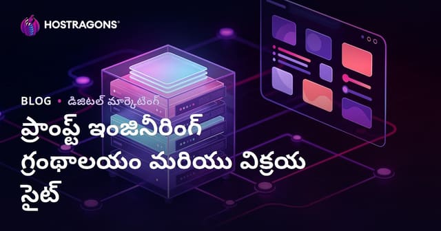2026లో ఆర్టిఫిషియల్ ఇంటెలిజెన్స్ ప్రాంప్ట్ ఇంజనీరింగ్ లైబ్రరీ & సేల్స్ వెబ్‌సైట్ నిర్మాణం