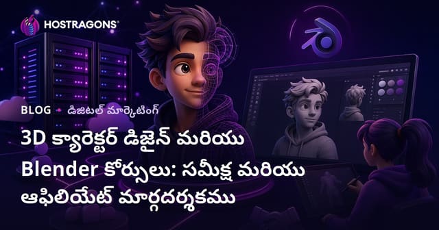 3D క్యారెక్టర్ డిజైన్ మరియు Blender కోర్సులు: సమీక్ష మరియు ఆఫిలియేట్ మార్గదర్శకము