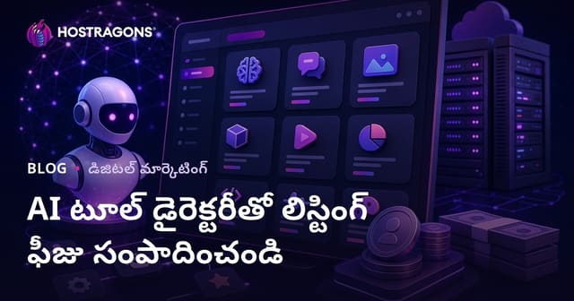 AI టూల్ డైరెక్టరీ సైట్ ద్వారా లిస్టింగ్స్ ఫీజులతో ఆదాయం ఎలా పొందాలి