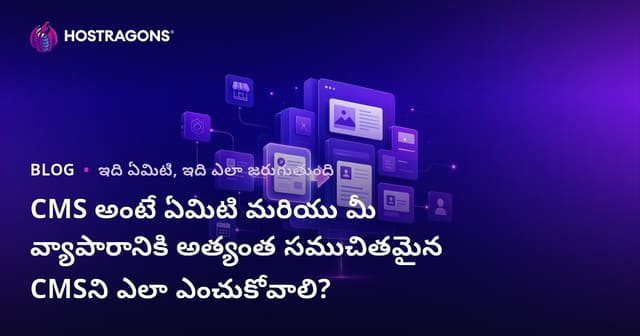 CMS అంటే ఏమిటి మరియు మీ వ్యాపారానికి అత్యంత సముచితమైన CMSని ఎలా ఎంచుకోవాలి?