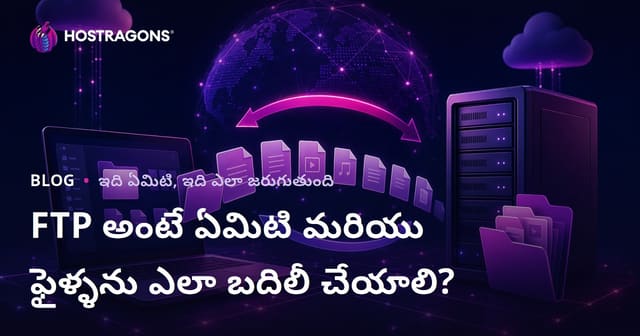 FTP అంటే ఏమిటి? ఫైల్ ట్రాన్స్‌ఫర్ ఎలా చేయాలి? వెబ్ హోస్టింగ్ కోసం పూర్తి గైడ్