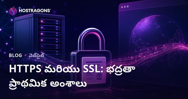 HTTPS మరియు SSL: వెబ్ సైట్ భద్రతకు నాకు అవసరమైనన్నీ మీకు తెలుసా?