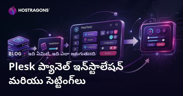 Plesk Panel స్థాపన, సెట్టింగ్స్ మరియు హోస్టింగ్ పూర్తి గైడ్ (2024)
