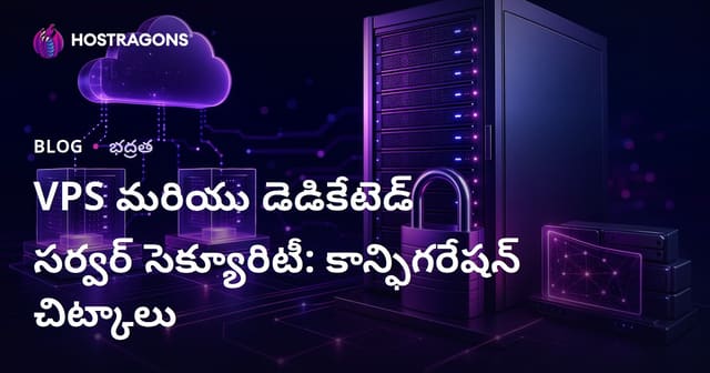 VPS మరియు డెడికేటెడ్ సర్వర్ సెక్యూరిటీ: కాన్ఫిగరేషన్ చిట్కాలు