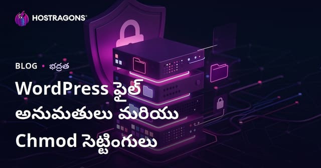 WordPress ఫైల్ అనుమతులు (Chmod) ఎలా ఉండాలి? సర్వర్ భద్రత సెట్టింగ్స్
