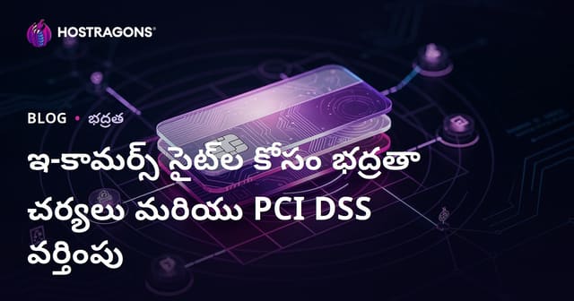 ఈ-కామర్స్ వెబ్‌సైట్‌లకు సైబర్‌భద్రతా అనుసంధానం & PCI DSS క్రమబద్ధత గురించి పూర్తి గైడ్