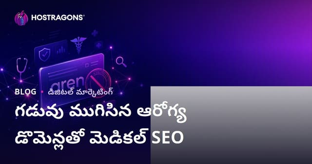 కాలపరిమితి ముగిసిన ఆరోగ్య డొమైన్‌లతో మెడికల్ SEO చేయేటప్పుడు గమనించవలసిన ముఖ్యాంశాలు