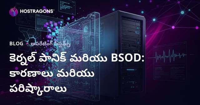 Kernel Panic మరియు BSOD: కారణాలు, లక్షణాలు, పరిష్కారాలు – వెబ్‌హోస్టింగ్ లో అభద్రత సమస్యలకు సమాధానాలు