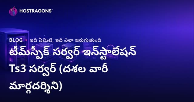 టీమ్‌స్పీక్ సర్వర్ ఇన్‌స్టాలేషన్ Ts3 సర్వర్ (దశల వారీ మార్గదర్శిని)