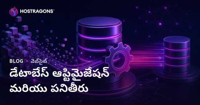 డేటాబేస్ ఆప్టిమైజేషన్ మరియు పనితీరు