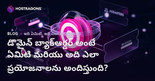 డొమైన్ బ్యాక్‌ఆర్డర్ అంటే ఏమిటి మరియు అది ఎలా ప్రయోజనాలను అందిస్తుంది?