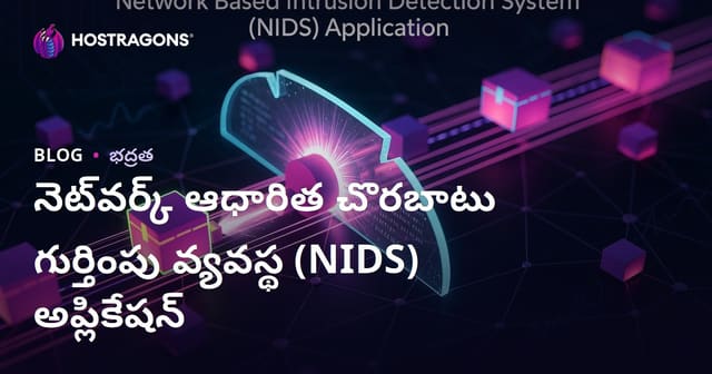 నెట్‌వర్క్ ఆధారిత దాడి గుర్తింపు సిస్టమ్ (NIDS) అమలుకు పూర్తి తెలుగు గైడ్