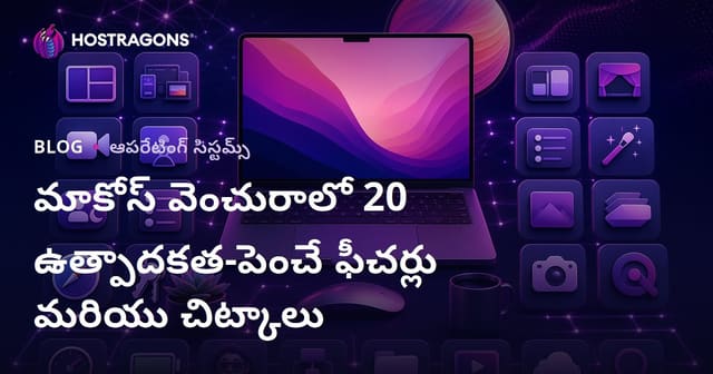 మాకోస్ వెంచురాలో 20 ఉత్పాదకత-పెంచే ఫీచర్లు మరియు చిట్కాలు