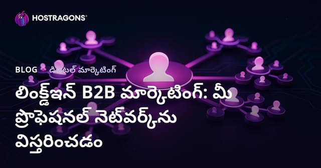 LinkedIn B2B మార్కెటింగ్‌: ప్రొఫెషనల్ నెట్‌వర్క్‌ని విస్తరించడానికి అత్యుత్తమ వ్యూహాలు